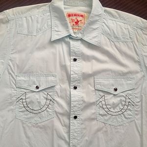 Men's True Religion short sleeve button up